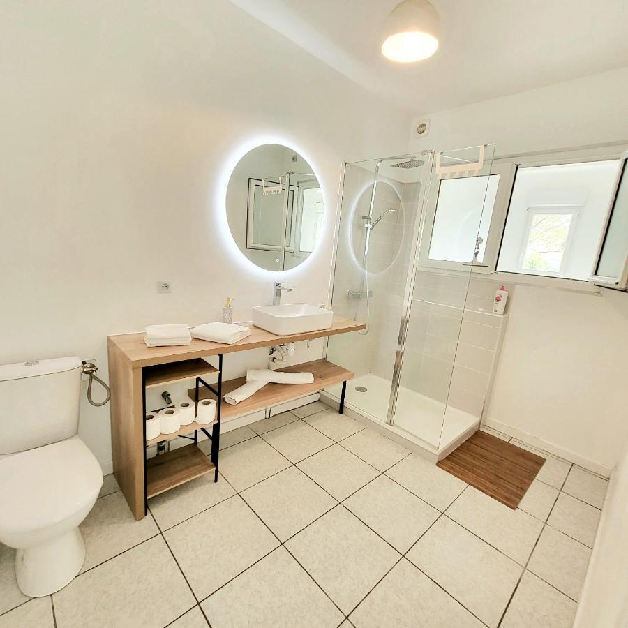 Bel Appartement Avec Jardin De 30M2 , Climatise Avec Parking Et Arrivee Autonome Cabestany Exterior photo