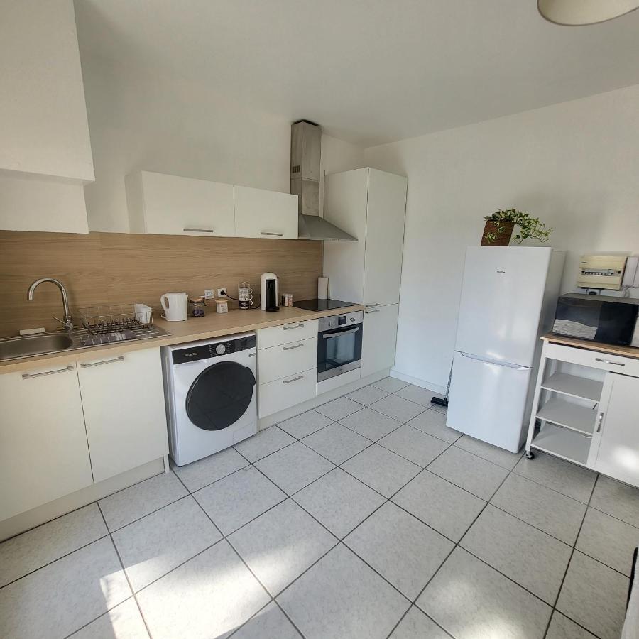 Bel Appartement Avec Jardin De 30M2 , Climatise Avec Parking Et Arrivee Autonome Cabestany Exterior photo